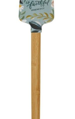 1220000720800 Sturdy Food Grade Inspirational Scripture Rubber Spatula for Home & Kitchen: He