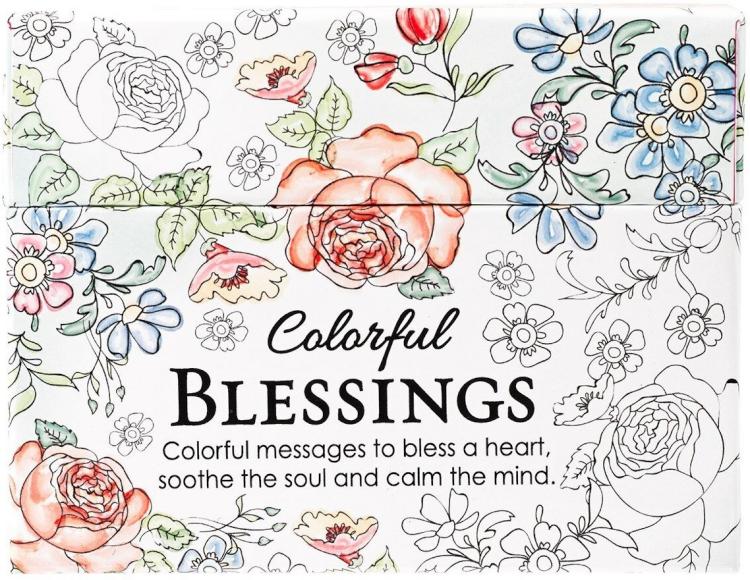 6006937132580 Colorful Blessings: Cards to Color and Share - Colorful Messages to Bless a Hear