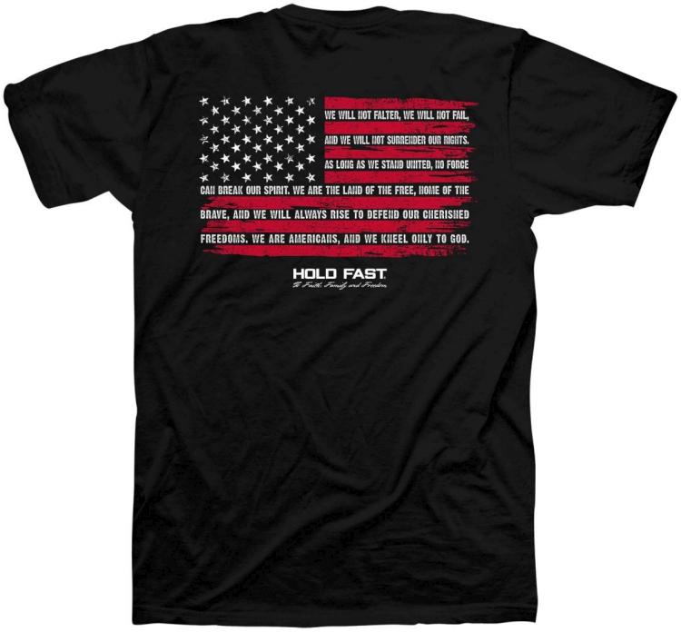 612978645161 Hold Fast We Will Not Falter (XL T-Shirt)