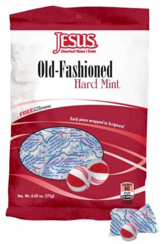 641520088002 Old Fashion Hard Peppermint Candy Bag 28 Pieces