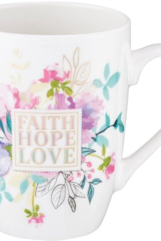 1220000130753 Inspirational Scripture Ceramic Coffee & Tea Mug for Women: Faith