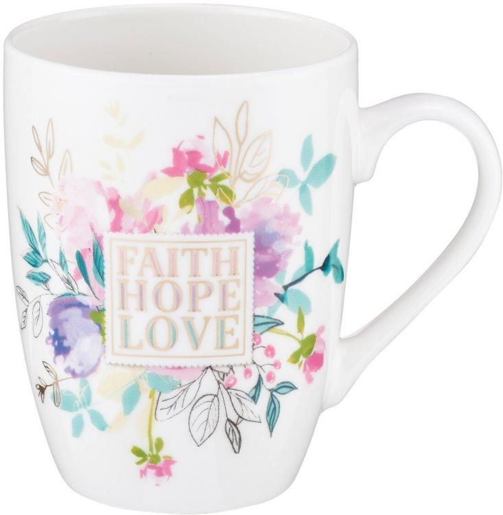 1220000130753 Inspirational Scripture Ceramic Coffee & Tea Mug for Women: Faith