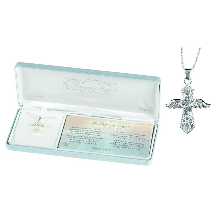 714611137474 My Heavenly Angel CZ Cross