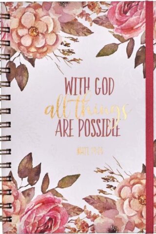 9781642724141 With God All Things Are Possible Large Journal With Elastic Closure Matthew