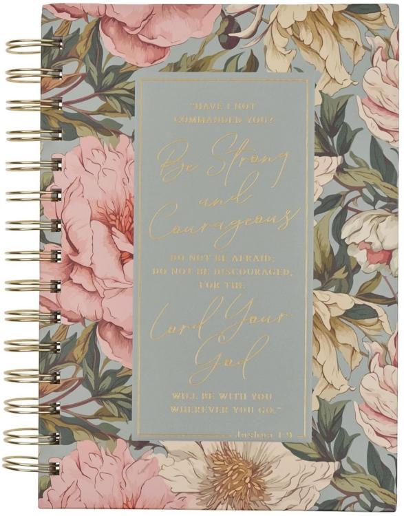 9798896780700 Be Strong And Courageous Delicate Dahlia Journal Joshua 1:9
