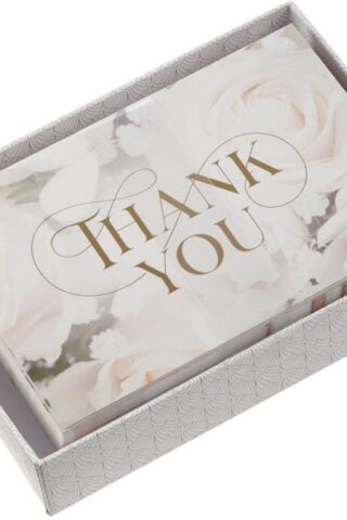 1220000370982 With Love Boxed Thank You Note Card & Envelope Set for Women