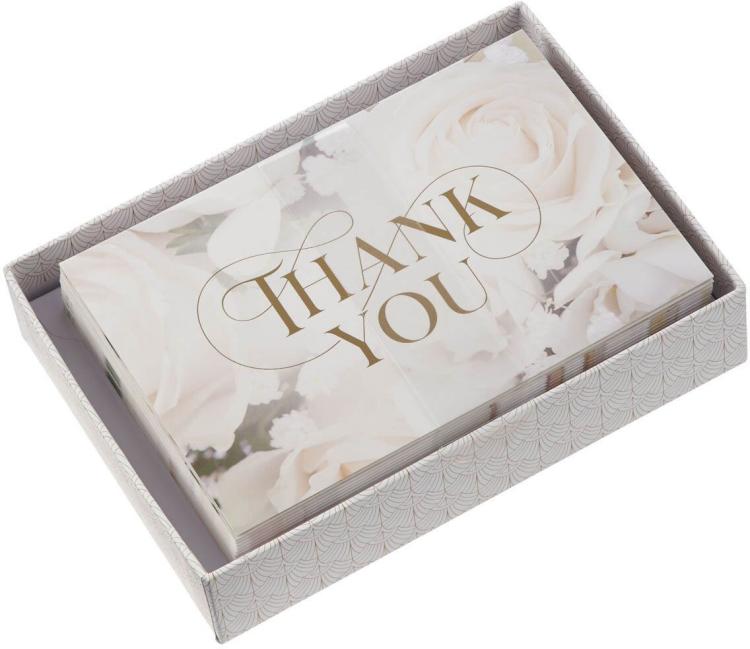 1220000370982 With Love Boxed Thank You Note Card & Envelope Set for Women
