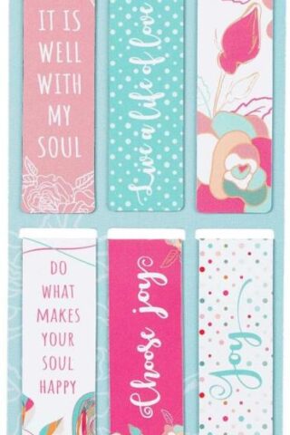 843310101087 Well With My Soul Inspirational Magnetic Bookmarks with Inspirational Designs