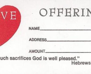 9780805407549 Love Offering Offering Envelopes