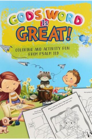 9781432133320 God's Word is Great! Coloring Book and Activity Fun Book From Psalm 119