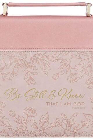 1220000722675 Premium Fashion Vegan Leather Bible Cover for Women: Be Still & Know Inspiration